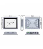 Soncci 12.1inch Industrial Panel PC D121SR - Image 3