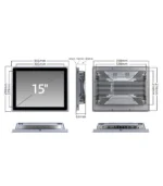 Soncci 15inch Industrial Panel PC K150SR - Image 3