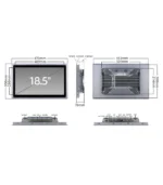 Soncci 18.5inch Industrial Panel PC K185SR - Image 3